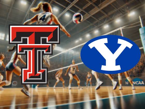 Texas Tech Red Raiders at BYU Cougars Womens Volleyball